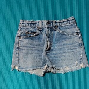 Levi's Light Blue Jean Shorts